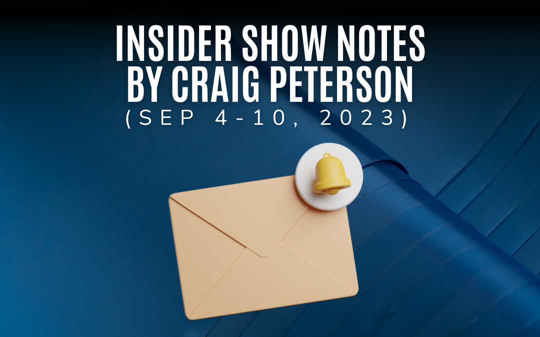 Insider Show Notes Email Reminder