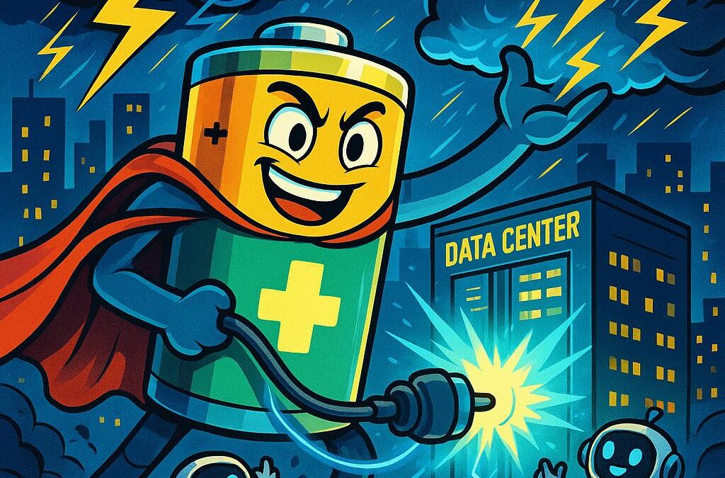 When Your AI Gets Hangry: Why Batteries Are Becoming the New Power Lunch for Data Centers 🔋